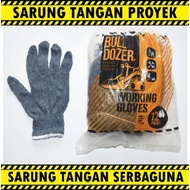 Bull Dozer Brand Knitted Gloves
