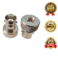 SMA Male To BNC Female Silver Connector for Antenna HT Weierwei VEV V8 Plus V8Plus Compatible Firstc