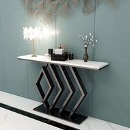 NordicLight Luxury Marble Console Modern Simple Strip Case Shelves, Foyer, Entry Cabinet, Door, Narr