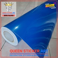 Stiker Skotlet Putih Hitam Biru Merah Pink Kuning Hijau Orange Polos Gloss Dan Doff Matte Untuk Deko