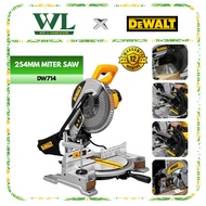 DEWALT Original DW714-B1 255mm 10" Miter Saw 1650W (3Year Warranty) Mesin Potong Kayu Dewalt Cutting