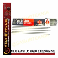 NIKKO STEEL KAWAT LAS RD 260 RD260 2.6MM 2.6 MM (5 KG)