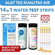 14 in 1 Water Test Alat Uji Kualitas Air Minum 100 Strip Aquarium