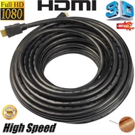 สาย TV HDMI 1.8 เมตร 3เมตร 5เมตร 10เมตร 15เมตร 20เมตร 30เมตร สายถักรุ่น HDMI 1.8M 3M 5M 10M 15M 20M 30M CABLE 3D FULL HD 1080P