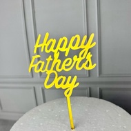 Acrylic Cake Topper Happy Father's Day Papa Father Father Father Fathers DAY Cake Topper Decoration 