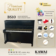PREMIUM QUALITY Kawai BS10 - Used Acoustic Upright Piano Japan Imported Local Refurbish Recon Piano 
