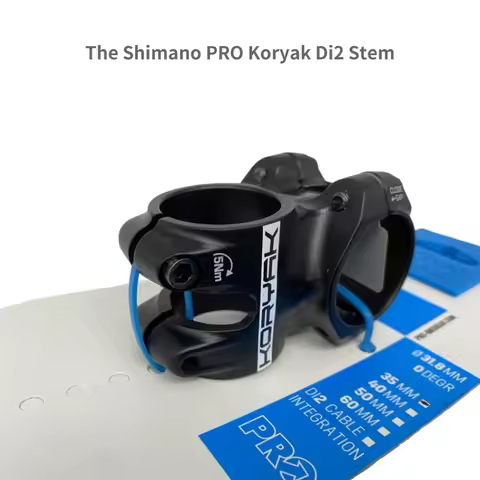 Shimano PRO Koryak Di2 Stem 0 degrees +6°/-6° degrees 1-1/8'' 31.8mm 35/50/60/70/80/90/100 Stem