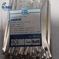 Cable Ties Stainless Steel C-LOCK 4.6 150MM SS304