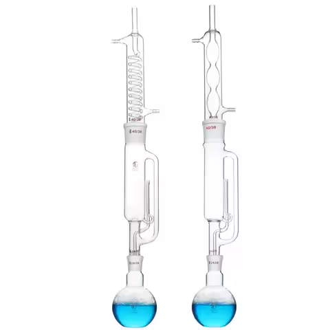 150ml/250ml/500ml/1000ML/2000ML laboratory glass soxhlet extractor condenser and extractor body, lab