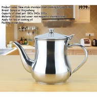 Stainless Steel Teapot Coffee Tea Kettle Server Teko kopi 32oz/48oz Cerek Jag