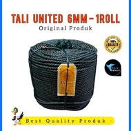 TALI UNITED 6MM 1ROLL | TALI TAMBANG 6MM | TALI KAPAL | TALI PROYEK | TAMBANG 6MM UNITED