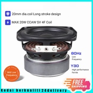 3-inch 4 Ω 15W Bass Subwoofer Speaker Car Stereo Car Underseat Subwoofer