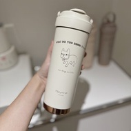 通過SGS檢驗 法鬥胖丁手提隨行杯750ml 304不鏽鋼陶瓷內膽