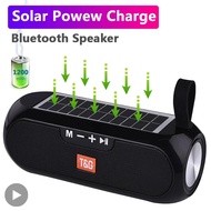 Solar Radio FM Outdoor Portable Wireless Bluetooth Speaker Music Sound Box Subwoofer Bass Aux PC TV 