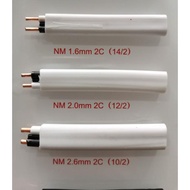 in stockDual / Core METER! Loomex 14/2 Flat Wire 10/2 / 12/2 Pdx Wire WIREMAX / PER Duplex Solid Wi
