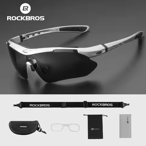 ROCKBROS Polarized Glasses UV Protection Goggles Eyewear Photochromic Bicycle Sunglasses Motorcycle 