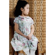 ODETTE in WONDERLAND | Smocked Floral Dress for Girls | 100% Cotton
