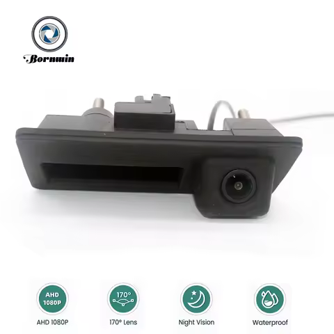 Bornwin AHD 1080P 720P 480P Rear View Camera For Audi A4L A3 A6L Q3 Q5 Q7 Volkswagen Sagitar Passat 