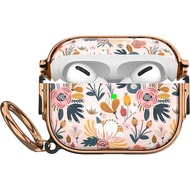 Maxjoy for AirPods Pro 3rd Generation Case with Lock, Flower AirPods Pro 3 Case Lock Protective Hard
