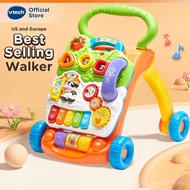 VTech Baby Walker - Toddler Sit To Stand Learning Walker Music Toys  - Orange
