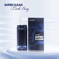 Tăm nước cầm tay Brushie Super Sonic mini máy tăm nước gấp gọn cải tiến phù hợp cho răng nướu nhạy c