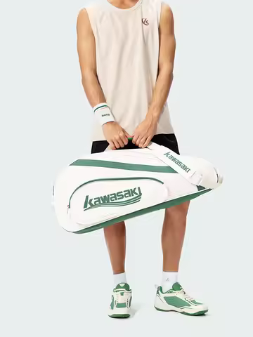 Kawasaki Six-Pack Large Capacity Badminton Bag 2025 Brand New Waterproof Portable raqueteira tennis 