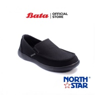 Bata บาจา ยี่ห้อ North Star รองเท้าสนีคเคอร์ รองเท้าแบบสวม รองเท้าทรงลำลอง สำหรับผู้ชาย รุ่น Cruise สีดำ 8596038