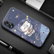 HP Oppo A38 A18 glass Softcase - Casing Oppo A38 A18hp - Oppo A38 A18 Case - Oppo A38 A18 Casing - S