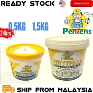 0.5KG / 1.5KG PENTENS Putty Filler Putty Filler / Cellulose Wall Filler / Filler Dinding / Lubang / 