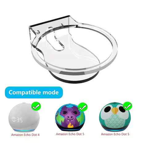 Acrylic bracket is suitable For Amazon Echo 4th/5th generation audio wall mounting bracket, speaker