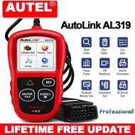 Autel Tulen Autel AutoLink AL319 OBD II/EOBD Alat Diagnostik Kereta Versi Eksport