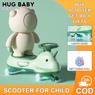 HUG Baby twist car twisting car for kids baby ride on car for kids ride on toys Music Lights