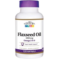 ikj Flaxseed Oil Omega 3-6-9 Dietary Supplement Softgels 1000mg 120 ct