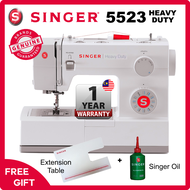 Real and effective Singer 5523 Heavy Duty Sewing Machine 4423 new series + Extension Table