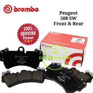 Original Brembo Front Rear Brake Pad - Peugeot 508 SW