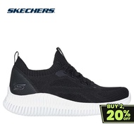 Skechers Women BOBS Geo Lite Divine Look Casual Shoes - 117427-BLK Memory Foam