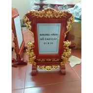 Altar Photo Frame of Incense Wood and Stone - Elegant Chiseled Apricot Blossom, Suitable for the Anc