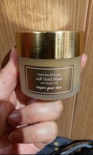 超特價 $199  Laline 死海 24k 黃金面膜 24k deadsea gold mask 50g (外盒不完美，介意者勿購)