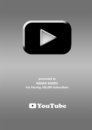 Youtube Mirip seperti aslinya tampilan depan  samping atas bawah PAKAI NAMA SENDIRI ukuran Hiasan Di