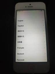 蘋果APPLE IPHONE5 A1429 白 可開機上網 APPLE ID鎖  不保證所有功能 當零件機