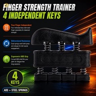 Hand Grip Strengthener Four Independent Fingers 20LBS Finger Exerciser Bidirectional Spring Resistan