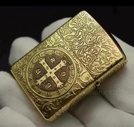 Zippo 黃銅蝕刻康斯坦丁（電影主題）正品打火機