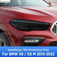 For BMW X6 F16 G06 X6M F86 F96 2015-2022 Car Exterior Headlight Anti-scratch Front Lamp Tint TPU Pro