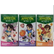 Appeton Activ-C 60 Tablet 7-12 Years Old (Blackcurrant/Orange Flavour)
