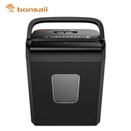 Bonsaii 6-Sheet Cross Cut Paper Shredder for Home Office Use Shredder with Handle