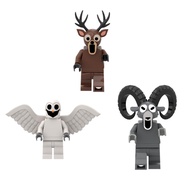 Deer Owl Goat Man Game Building Blocks Statue 99 Nights In The Forest Model Assembly Materials Home 