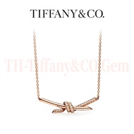 Exclusive Deal 24hrs Only! | Tiffany and Co Knot 18K White Gold Pendant | Hand-Polished Round Diamon