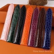 12/14/16/20/22/24/25mm Alligator Leather Watch Strap, Fit SOLO Series Tank Wristwatch, Genuine Leath