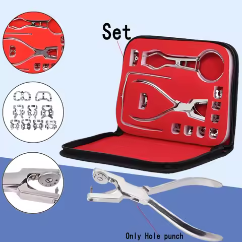 Kit Teeth Care Dental Dam Perforator Dentistry Dam Hole Puncher Pliers For Dentist Rubber Dam Punche