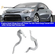 1Pair  Hood Hinge Cover 79110-A7600 79120-A7600 for  Forte Koup 2014-2018 Bonnet Hinge 79110A7600 79